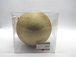 Sfera Diam.25Cm. Oro Con Brillantini