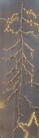Albero Da Parete 200Cm - Con 144 Led Luce Calda