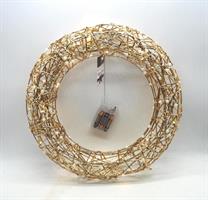 Corona Da Appendere C/Perle D.40Cm C/30 Led