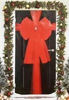 Fiocco Dietroporta Tulle 75X60Cm - Rosso