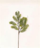 Ramo Aghi Pino Plastica H.65Cm. Cristallo