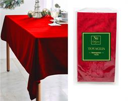 Tovaglia 140X320Cm. Velluto Rosso