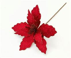 Stella Di Natale. D.29X40Cm - Rosso