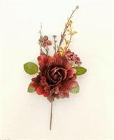 Pick C/Fiori - H32Cm - Porpora