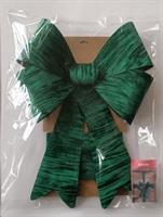 Fiocco Dietro Porta Pvc/Velluto Verde C/Nastro H.66X50Cm