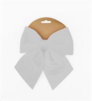 Fiocco Velluto Da Append.H.18X15Cm Bianco