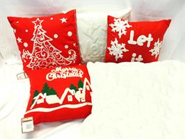 Cuscino 45X45Cm. (450Gr.) Decori Natale 5 Assortimenti