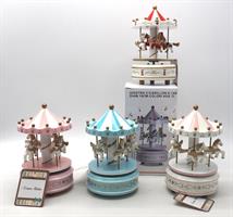 Giostra C/Carillon H.14/D.10Cm.     4Ass.Ti