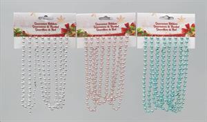 Collana Mm.7.5X2,70Mt Ass.Ta Arg/Rosa/Verde Acqua In Bst