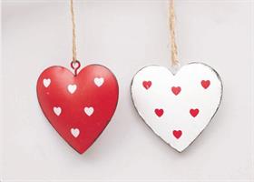 Cuore Latta Cm.6,5 2 Coloriass.Ti