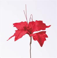 Stella Di Natale Rossa Cm.18H Poliestere