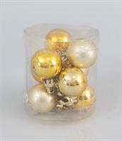 9 Sfere Mm.30 Oro Sat/Met/In Cilindro In Espositore