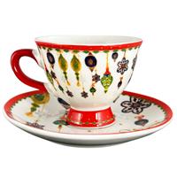 Tazza Caffè Con Piattino Christmas Magic