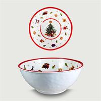 Ciotola 22 Cm Melamina Christmas Tree