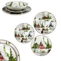 Servizio Piatti 18 Pz Christmas Land