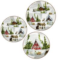 Servizio Piatti 18 Pz Christmas Land