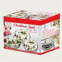Servizio Piatti 18 Pz Christmas Land