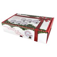 6 Tazze Con Piattino Christmas Tree