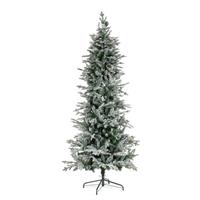 Albero Natale Slim Cooper Innevato H240 2233Rami Diam.106