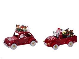 Decorazione Macchina Fe 20L Natale A2M H16/17