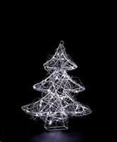 Albero Natale 60L 6F Bianca Esterno 28X8Xh34