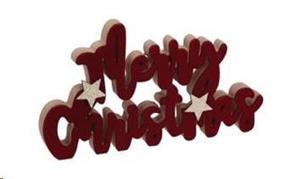 Decorazione Mdf+Vell Natale Cm27X3Xh15