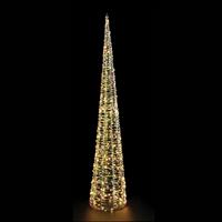 Albero Natale Oro 600L Est D28Xh150