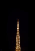 Albero Natale Oro 1200L Est D30X180
