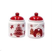 Barattolo Ceramica Natale D11Xh15,5