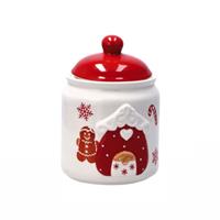 Barattolo Ceramica Natale D11Xh15,5