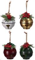 Decorazione Ferro Campanella A4C Natale D24Xh30