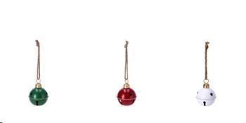 Decorazione Ferro Campanella A3C Natale D14Xh19