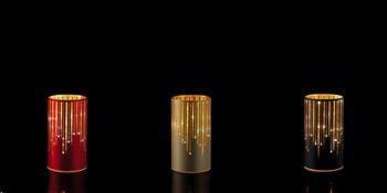 Lampada Cilindro Vetro 12Led A3C Natale D9X16