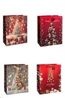 Borsa In Carta A4D Natale Cm41X21Xh50