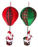 Decorazione Mongolfiera Tessuto Natale A2M D38Xh98