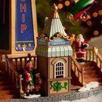 Giostra Res+Pla 77Led Natale 37X19Xh48