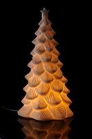 Albero Porcellana C/Led Natale D12Xh22,5