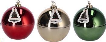 Candela Profumata Pallina Natale A3Col D13Xh14