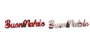 Decorazione Mdf A2C Natale Cm47X2Xh10