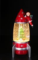Missile Natale Plastica Led Cm12X11Xh27,5