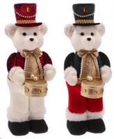 Decorazione Natale Orso Ass2Col Cm22X14,5Xh42