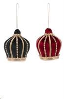 Decorazione Natale M.Corona Ass2Col Diam8Xh10