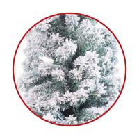 Albero Natale Innevato Pvc Tignes 365 Rami D.60xH210