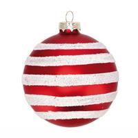 Pallina Natale Vetro Bicolore A2D2F E12 D8