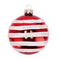 Pallina Natale Vetro Bicolore A2D2F E12 D8