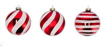 Pallina Natale Vetro Bicolore A2F E6 D12