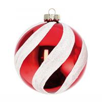 Pallina Natale Vetro Bicolore A2F E6 D12
