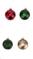 Pallina Natale Vetro D8