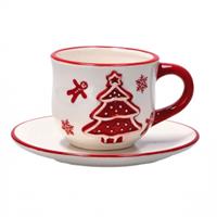 Servizio Te' Ceramica Natale