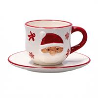 Servizio Te' Ceramica Natale